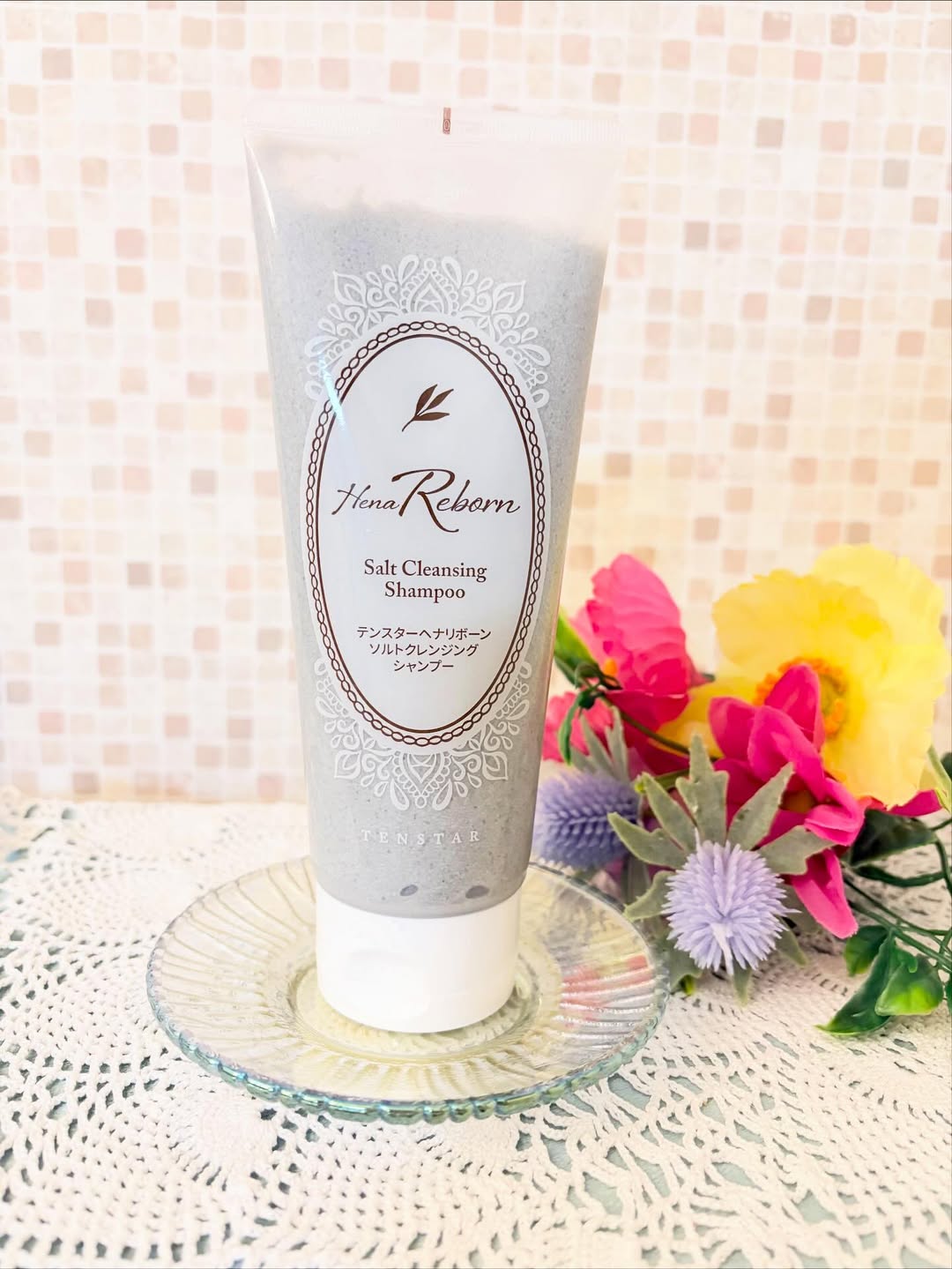 口コミ投稿:🧴 HenaReborn(ヘナリボーン)テンスター ソルトクレンジングシャンプー 🧂✨泡とソル…
