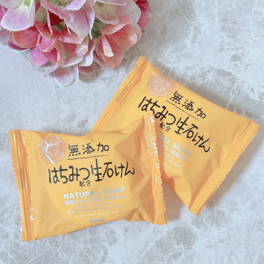 口コミ投稿：*・香料・色素・防腐剤をいっさい使用していない、「無添加はちみつ配合生石けん」😌💕…