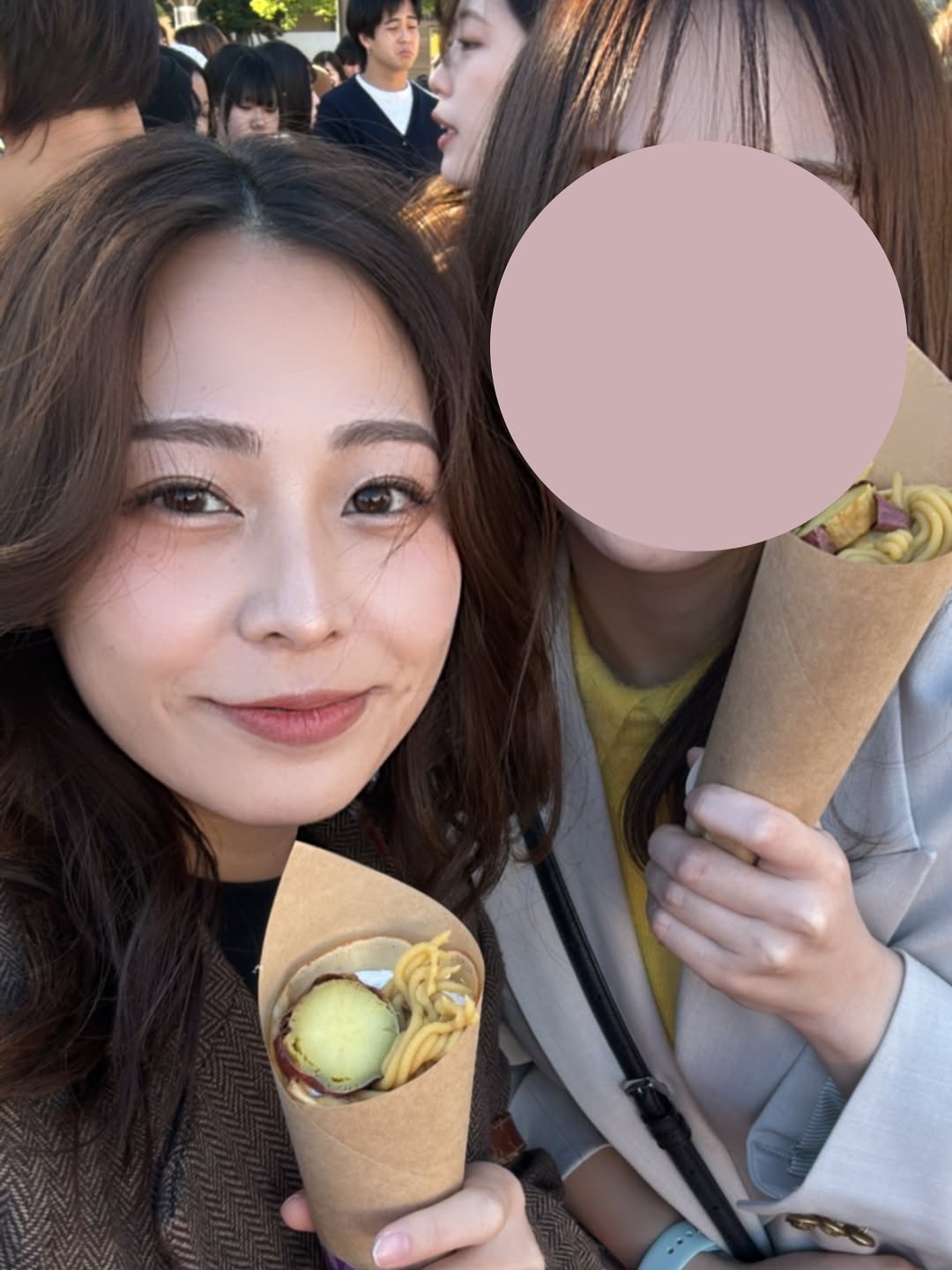 口コミ投稿：焼き芋フェスに行ってきましたお気に入りはコンソメガーリックポテトとクレープ🍠🤍---…