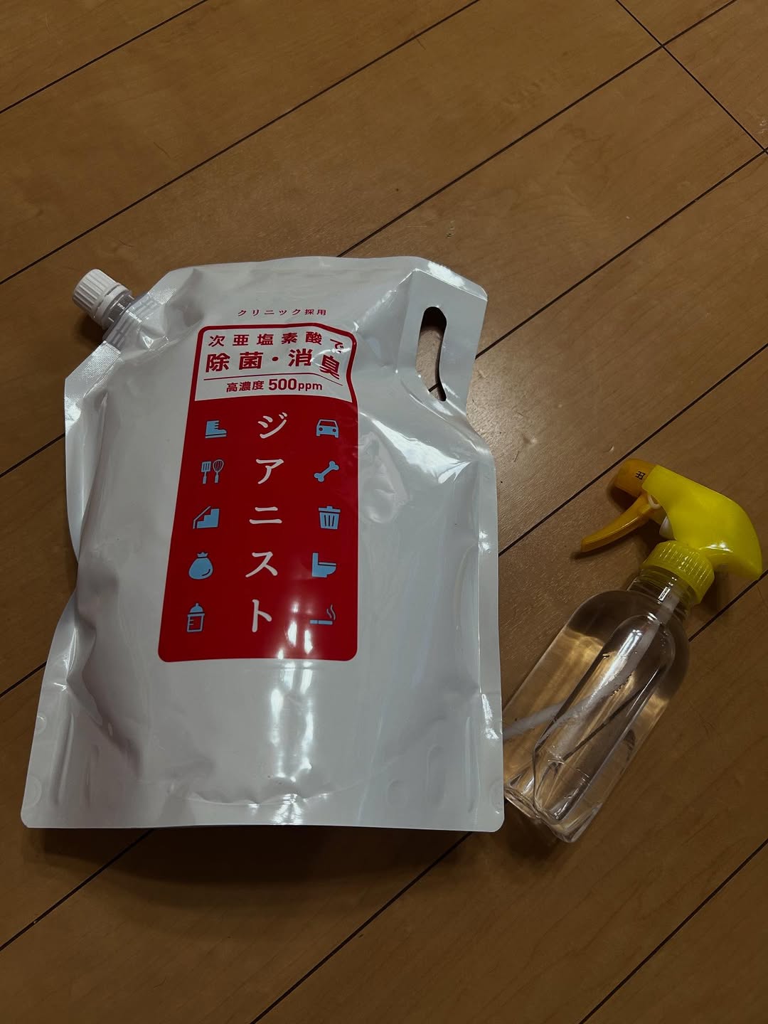 口コミ投稿：99％除菌！ペットの汚物処理、消臭、大掃除にも大活躍！次亜塩素酸で身の回りを除菌…