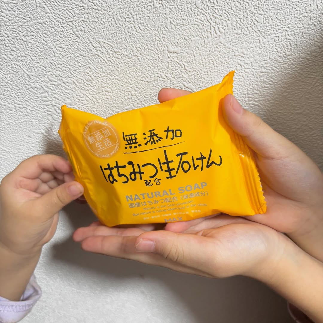 口コミ投稿：無添加のはちみつ石鹸！使ってみました︎👍🏻 ̖́-まずは香料・色素・防腐剤を全く使って…