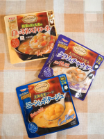 .清水食品の秋冬新商品の『根菜と豆と大麦の白いミネストローネ』と、リニューアル発売の『北海道産コーンのポタージュ』『あさりのコクと旨みクラムチャウダー』をいただきました。袋のままレンジで…のInstagram画像