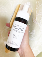 .NOUNE ＜ノウネ＞ ストレート スタイリングフォーム 150ml.フォームを髪になじませ、ドライヤーの熱風を当てながらセットするだけで、気になる「オトナくせ毛」がスッキリまっすぐ整い…のInstagram画像