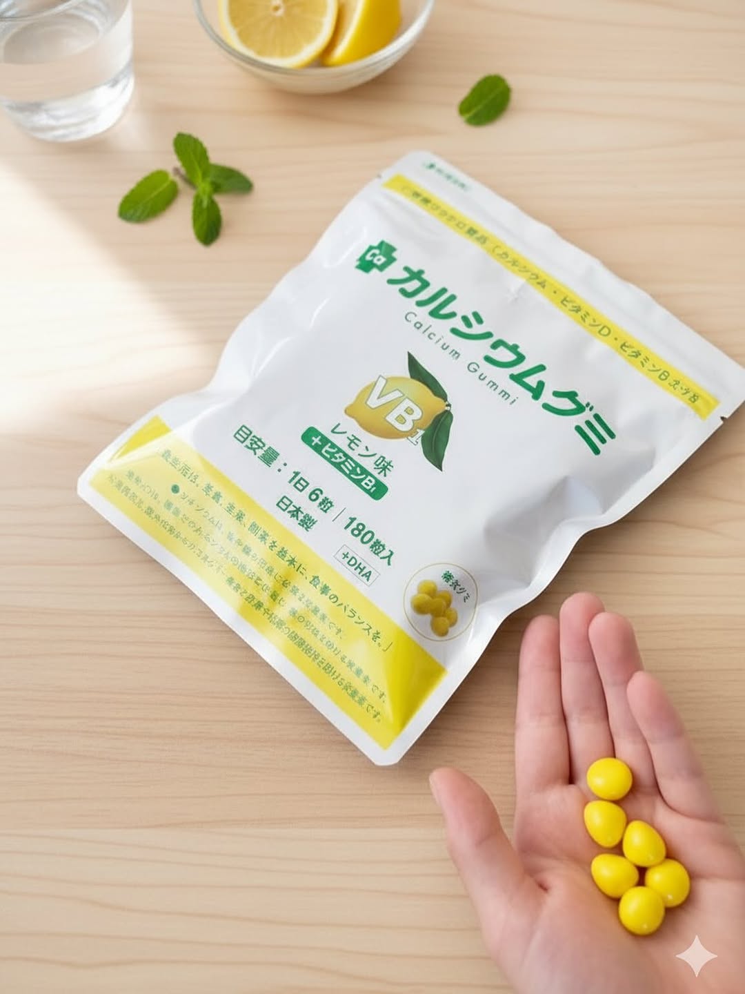 口コミ投稿：🍋新習慣！おいしく栄養チャージ✨子どもたちの成長を応援する「カルシウムグミ（レモ…