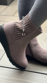 そろそろブーツの季節が来たけど、ブーツって長時間履いてると足が痛くなりがち…😖たくさん歩く日はスニーカーかおしゃれしたい日は我慢するしかないと思っていましたが、こちらはクッション性の高いラバー入り…のInstagram画像