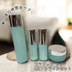 コラリッチ ソア 4点フルラインセットをお試しさせて頂きました♡☺️1：コラリッチ ソア セットアップローション 120mL2：コラリッチ ソア ダーマベースセラム デイ 28mL3：コラリ…のInstagram画像