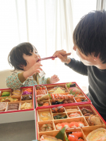 おせちあけましておめでとうございます♡←特大和洋おせち『蔵王』 をモニターさせてもらったんだけどとにかく豪華でびっくりした🎍✨まず箱を開けた瞬間の迫力がすごい…！和と洋がぎっしり詰ま…のInstagram画像