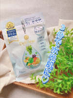 DETクリアブライト＆ピール シートマスク🤍🩵▶ @meishoku_corporation 美容液成分99.6％配合の贅沢設計👏3分で完了の時短ケアで水光肌になれるよ♡✨✔1枚で5役…のInstagram画像
