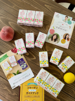この夏から毎日飲んでるコラーゲンドリンク⁡「おいしいコラーゲンドリンク」⁡もうコレ毎日欠かせません。🍑ピーチ味と🍋レモン味、コラーゲンペプチドが1本に10000mgも入っているのに、コラーゲ…のInstagram画像