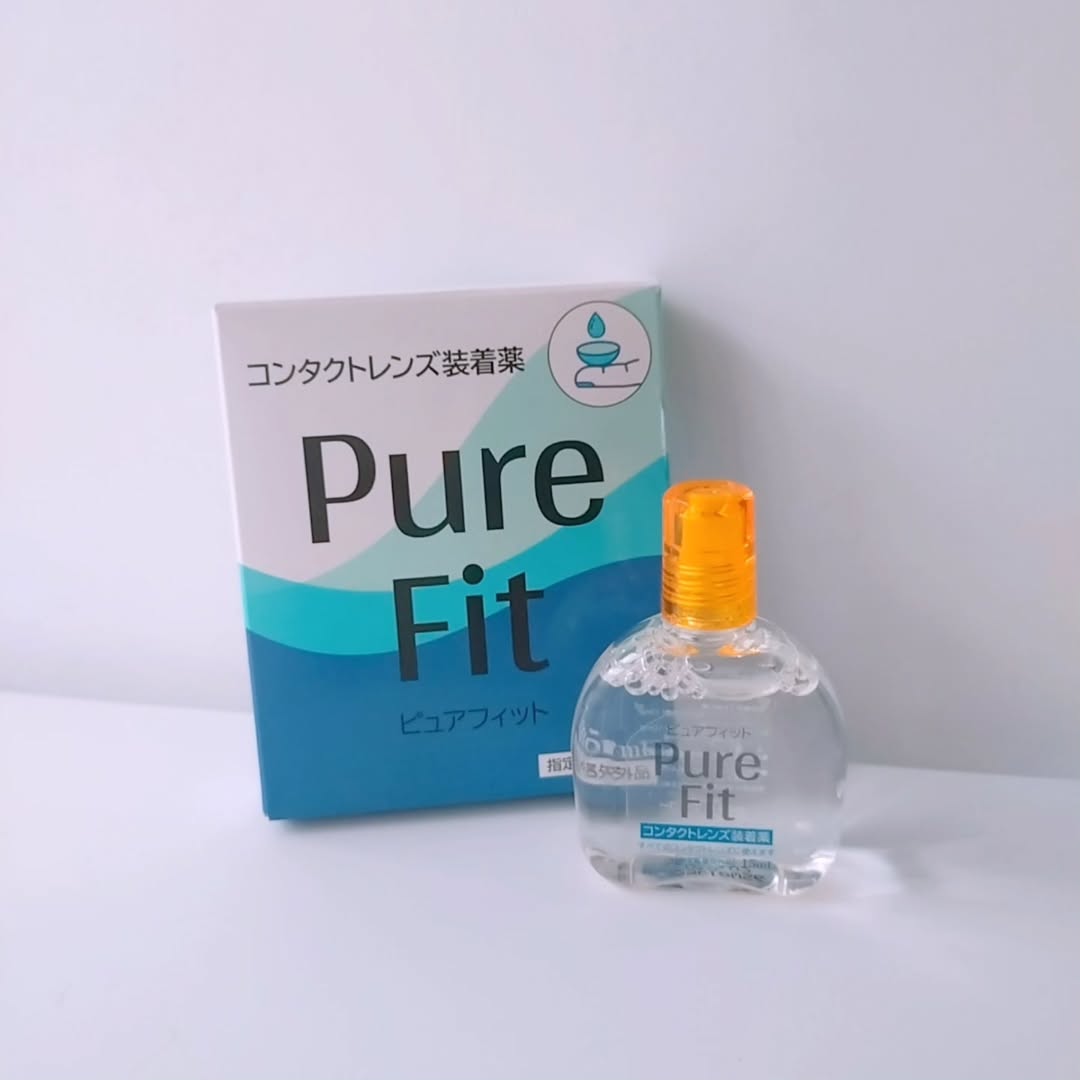口コミ投稿：「ピュアフィット(Pure Fit)/コンタクトレンズ装着液」コンタクトのゴロゴロ感…気に…