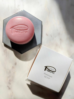 ピアベルピア　プレミアムソープを使ってみました✨＼濃密泡で洗う✨弱アルカリ性石鹸🫧／まあるい手ひらサイズのピンクのかわいい石鹸です🩷純石鹸成分をベースに、プラセンタエキス※1やムラサキ根エキ…のInstagram画像