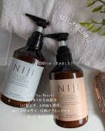 NIJI RHYTHMIC シャンプー＆トリートメントを継続して2週間。アミノ酸系洗浄成分でやさしく洗い上げ、植物由来の保湿成分が髪に寄り添う処方。使い続けるうちに、質感が少しずつ整ってきたよ…のInstagram画像
