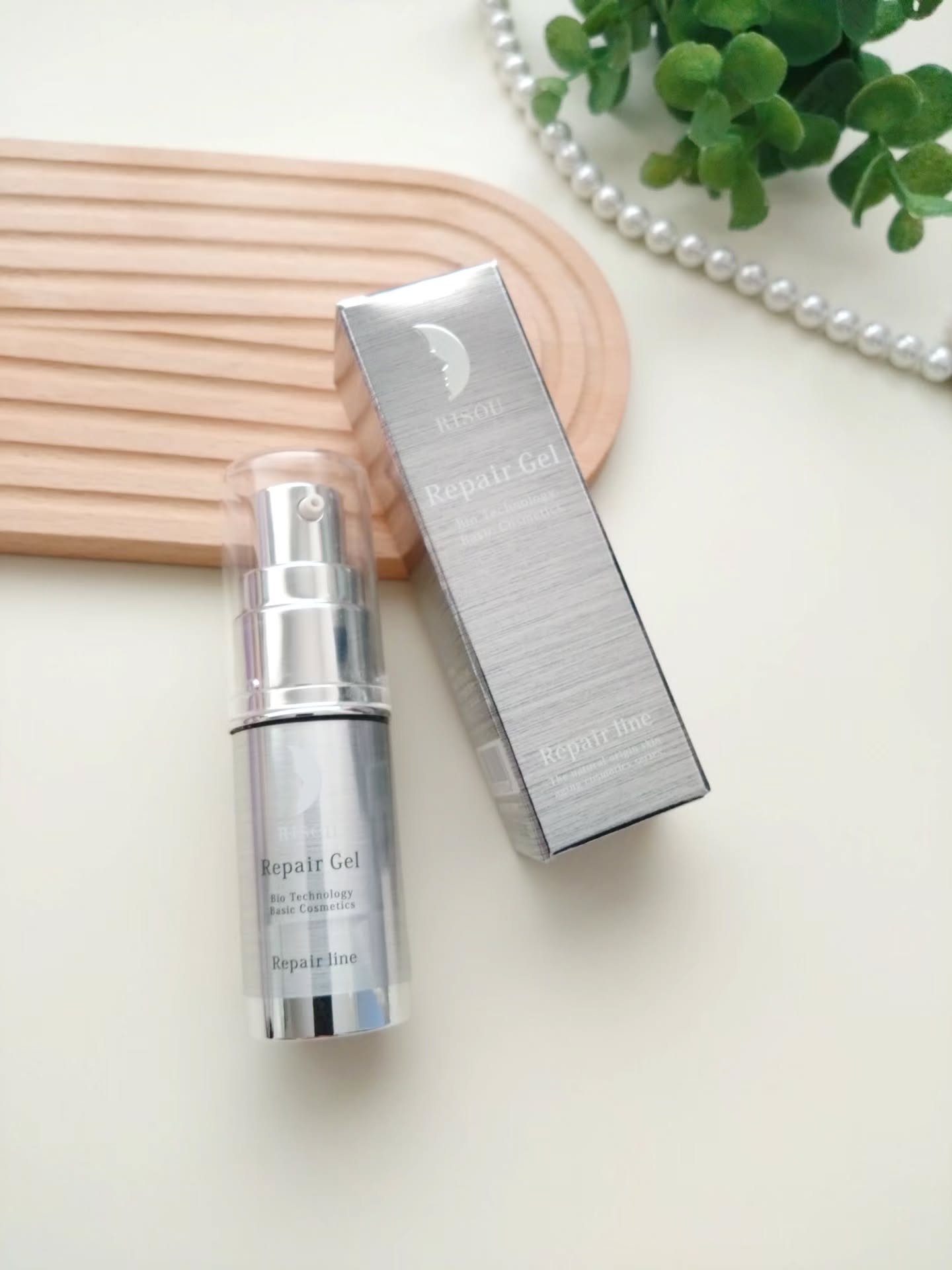 口コミ投稿：∞　RISOUのリペアジェル水を1滴も使わない美容液ハリとツヤ、うるおいをサポート贅沢…