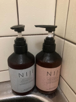 NIJI RHYTHMIC シャンプー＆トリートメントを使ってます！泡立ちが良くて髪の毛がサラサラになるところがお気に入りです♡ʾʾ#PR #株式会社スターネット #NIJIリズミック #NI…のInstagram画像