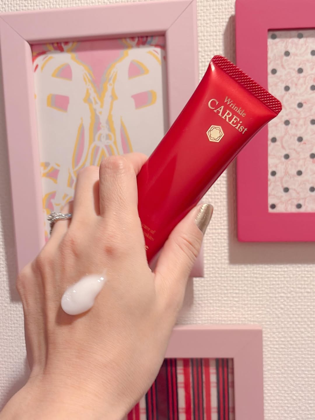 口コミ投稿：🤍シワ改善🤍オールインワンゲル「リンクルケアイスト」トロミのある柔らかいゲルです¨…