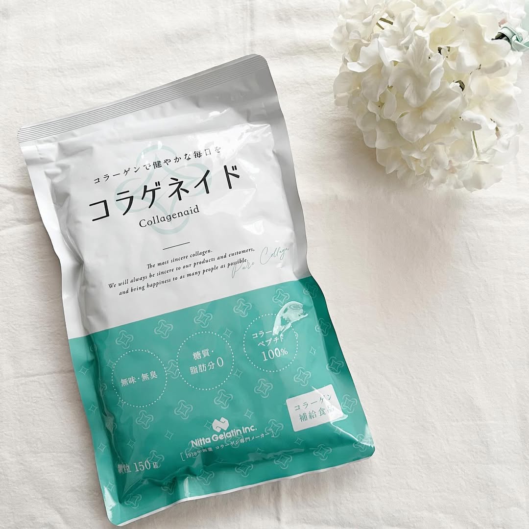 口コミ投稿：手軽にコラーゲン✨コラゲネイド溶けやすさにこだわった粉末コラーゲン♥️いつもの飲み…