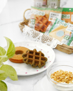🌿💚ミツカンの新ブランド「Fibee」の12種スターターセットが届いたよ！！今回のセットは🧇ワッフル 5種🍩バウムクーヘン 2種🍪ビスキュイ🥣グラノーラ🥤ドリンク 2種🍛カレー…のInstagram画像