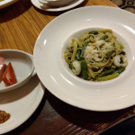 トラットリアこだまさん、ずっと気になっていて、ようやく伺ってきました♪色々な野菜と生ハム・サラミのビュッフェと、メインのパスタ、どれも美味しかったです☆#PR #野菜をMOTTO #野菜をもっ…のInstagram画像