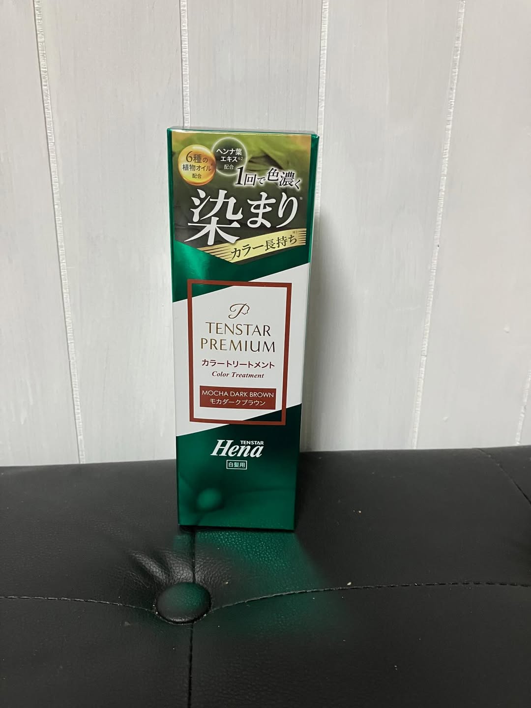 口コミ投稿：テンスターHenaプレミアムカラートリートメントを使ってみました。白髪が目立ち始め…