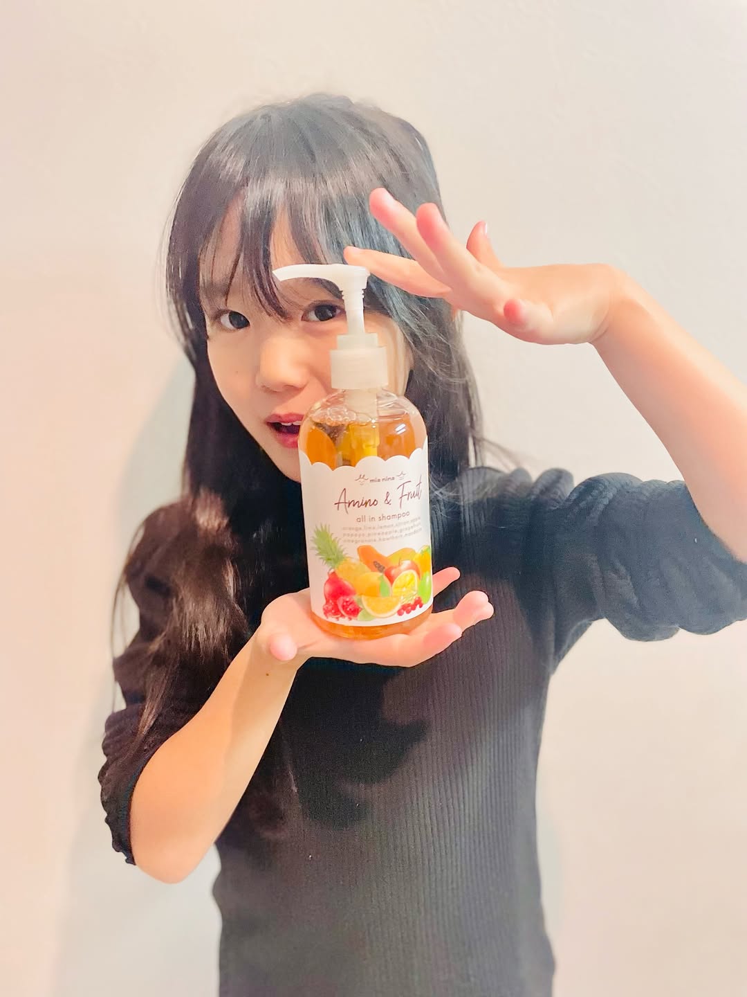 口コミ投稿：親子でつかえる！！ミーアニーナさんから発売中のアミノ＆フルーツオールインシャン…