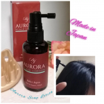 オーロラスカルプローション✨ 市販では購入できない、特別なスカルプローション〈育毛剤〉です😊 香りが気にならず、ベタつかないので使いやすいです！スプレーしたあとの頭皮がすっきりして、髪の根元がさらっと…のInstagram画像