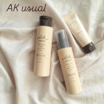 ロゼット様✨AK usual  3点セット✨親子で使えるスキンケアがとても使いやすくて香りも好き☺今日はこの3点セットの魅力をお伝えします✨・薬用ｕ ローション　 (化粧水)・薬用…のInstagram画像