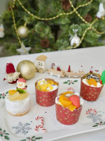 今日は子供と一緒にクリスマスケーキ作り🎅🎄🎂💕⁡使ったのは共立食品さんの【クリスマスミニケーキキット】スポンジケーキミックス、ホイップクリームミックス、焼き型4個がセットに🌼🌼※牛乳や卵&hellip;のInstagram画像