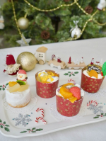 今日は子供と一緒にクリスマスケーキ作り🎅🎄🎂💕⁡使ったのは共立食品さんの【クリスマスミニケーキキット】スポンジケーキミックス、ホイップクリームミックス、焼き型4個がセットに🌼🌼※牛乳や卵&hellip;のInstagram画像