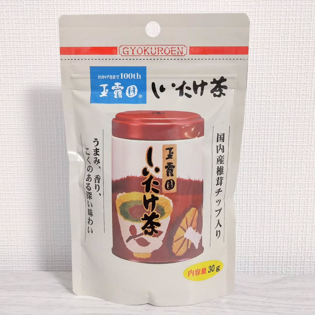 口コミ投稿：玉露園しいたけ茶30gです⁡⁡乾しいたけを微粒状にしたものです⁡飲用としてだけでなく…