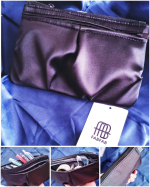 📝FABFAB ペンケース ドレープタイプ👝「FABFAB(ファブファブ)」生地の美しい表情に着目した新ブランドです。シリーズは３タイプ、３色展開で、写真の商品は「フラット」のブラックです。&hellip;のInstagram画像