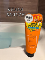 KEANA BEAUTEクレンジングを使ってみました✨✨鼻の毛穴のざらざら感が気になっていたのだけど、使ってみたら、毛穴の角質が溶けていく感じがして綺麗になりました✨✨じんわりじっくりマ&hellip;のInstagram画像