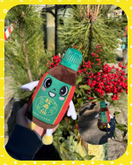 松寿の宝湯松寿仙のゆるキャラ『松ちゃん』と初詣に出かけたよ⭐️お風呂は森林浴気分になれる松寿の宝湯でポカポカ♡#PR #和漢薬研究所 #松寿の宝湯 #入浴剤 #moniplaのInstagram画像