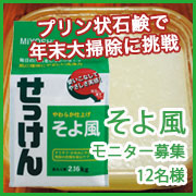 そよ風 販売 プリン状石鹸