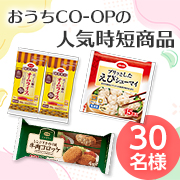 ★ピクニックやお弁当に★おうちCO-OPが厳選した『時短商品3品』写真・動画モニター30名様募集✨