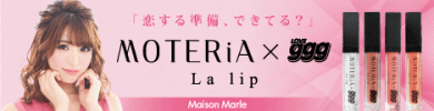 【MOTERiA】 x LOVEgggコラボリップ【Lalip】