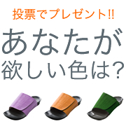 「あなたの一票が商品化に！？アーチフィッター室内履きの新色は・・・・？！」の画像、株式会社AKAISHIのモニター・サンプル企画