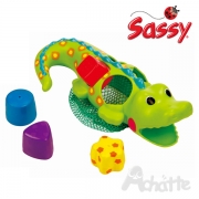 「お風呂のおもちゃ　サッシー（Sassy）　アリゲーター・シェイプス（株式会社DEREK）」の商品画像