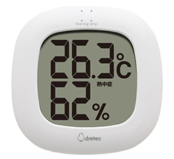 株式会社ドリテックの取り扱い商品「デジタル温湿度計「ルミール」」の画像