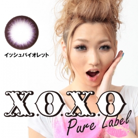 「X.O.X.O ピュアレーベル イッシュバイオレット カラコン1年（GIRLS PARTY（ガールズパーティ））」の商品画像の1枚目