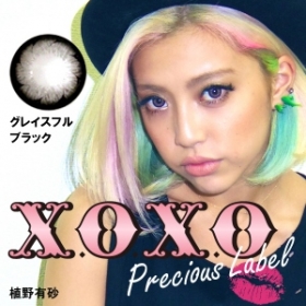 「X.O.X.O プレシャスレーベル グレイスフルブラック カラコン　6ヶ月（GIRLS PARTY（ガールズパーティ））」の商品画像