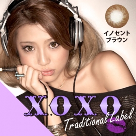 「X.O.X.O トラディショナルレーベル イノセントブラウン カラコン半年～1年（GIRLS PARTY（ガールズパーティ））」の商品画像