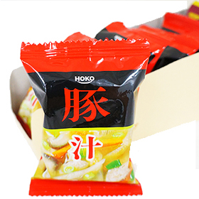 「豚汁（フリーズドライスープ）（株式会社宝幸（ほうこう）／日本ハムグループ）」の商品画像