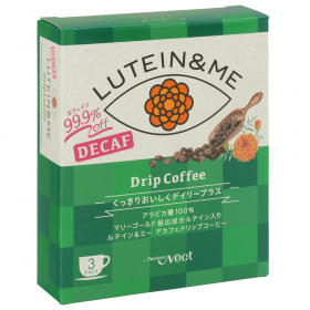 「LUTEIN & MEデカフェドリップコーヒー(3P)（株式会社メニコンネクト）」の商品画像の1枚目