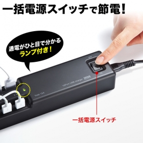 「スマホやタブレットを最大１０台まで同時充電可能！USB充電器（サンワサプライ株式会社）」の商品画像の3枚目