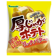 「厚じゃがポテト・リッチバター味（山芳製菓株式会社）」の商品画像