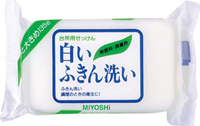 「白いふきん洗い（ミヨシ石鹸株式会社）」の商品画像