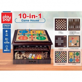 「プレイポップ 10イン１デラックスボードゲーム（日本トイザらス株式会社）」の商品画像
