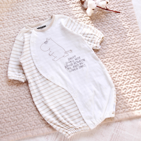 MOOMIN 新生児2WAYドレス ステッチ刺繍 ムーミンの口コミ（クチコミ）情報の商品写真