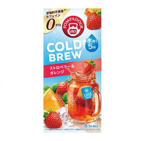 「ポンパドール　コールドブリュー ストロベリー＆オレンジ ８ティーバッグ（日本緑茶センター株式会社）」の商品画像