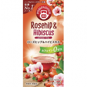 「ポンパドール ローズヒップ＆ハイビスカス 10ティーバッグ（日本緑茶センター株式会社）」の商品画像